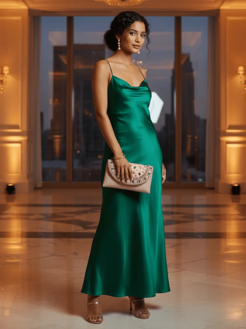 Blush Pink Party Clutch Purse for Women