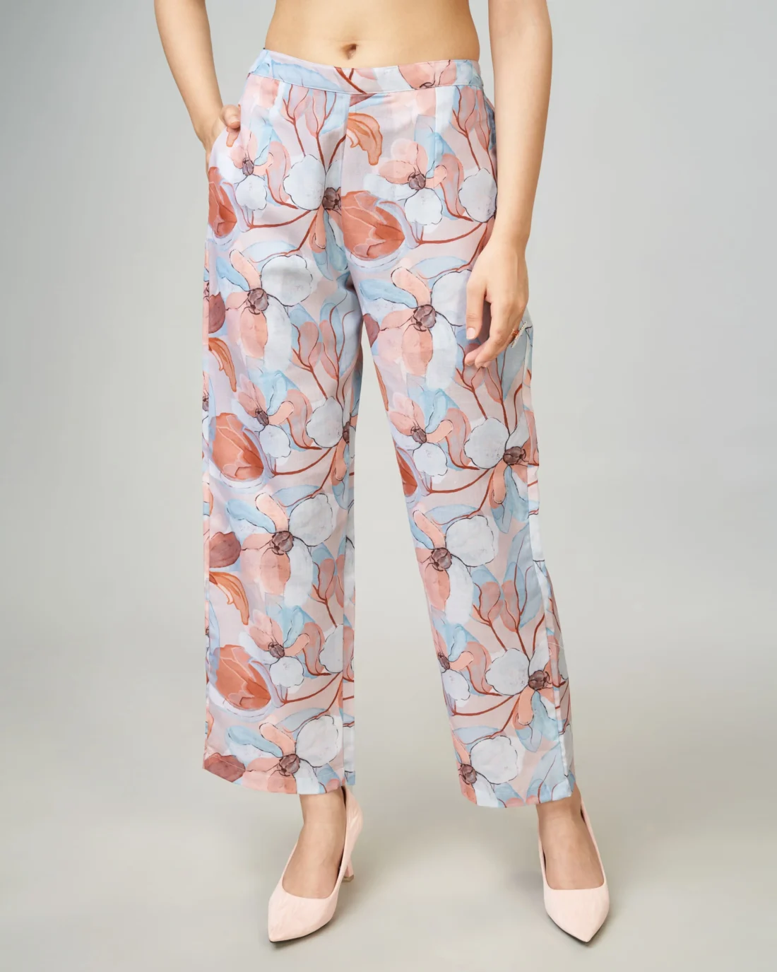 Elaaraa Multihued Chic Set - Front Look Pant